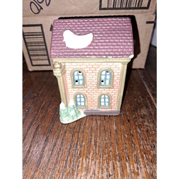 Vintage 2001 Cobblestone Corners Christmas Holiday Village Fire House Building - Picture 2 of 6